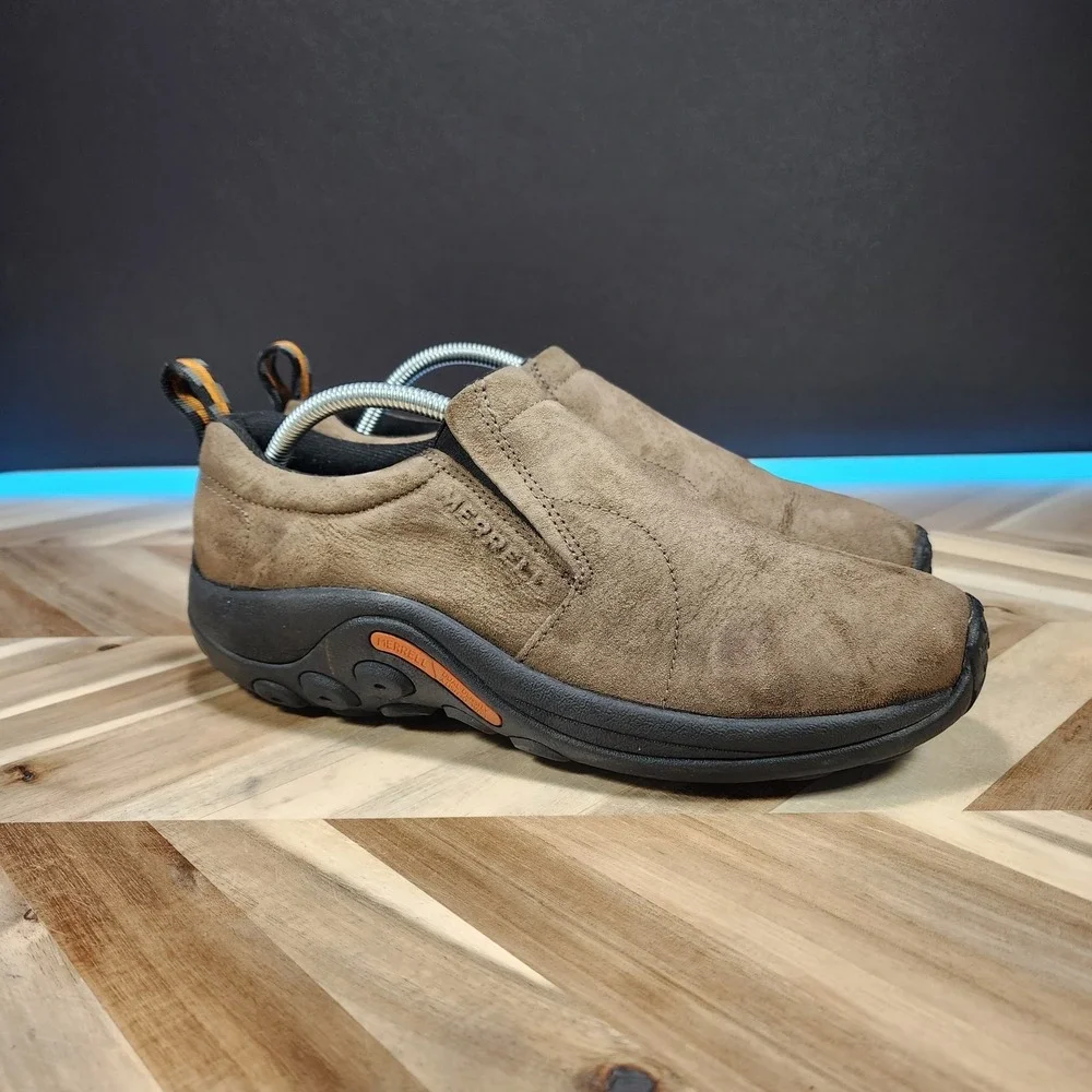 Merrell Jungle Moc Loafers Shoes Gunsmoke Suede Casual Mens Size 10